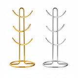 Stainless Steel Cup Rack Upside - Down Hanging Wine Glass Holder - Hurbane Home