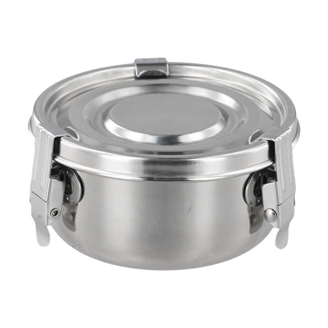 stainless steel box with lid for picnic meals