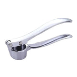 Stainless Steel Garlic Press – Heavy Duty Manual Crusher Kitchen Tool - Stainless Steel Garlic Press - Hurbane Home