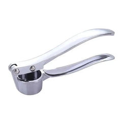Stainless Steel Garlic Press – Heavy Duty Manual Crusher Kitchen Tool - Stainless Steel Garlic Press - Hurbane Home