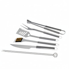 Stainless Steel Kitchen Utensil Set - Premium BBQ Grill Cooking Tools - Kitchen Tool Set Stainless - Hurbane Home