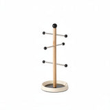 Stainless Steel Mug Tree Stand - Space - Saving Kitchen Cup Holder Rack - Mug Tree Holder - Hurbane Home