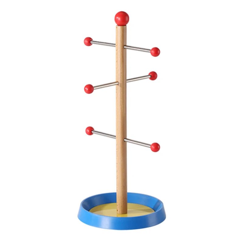 Stainless Steel Mug Tree Stand - Space - Saving Kitchen Cup Holder Rack - Mug Tree Holder - Hurbane Home
