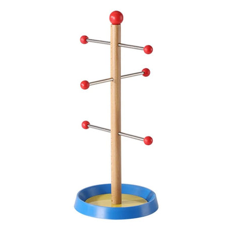 Stainless Steel Mug Tree Stand - Space - Saving Kitchen Cup Holder Rack - Mug Tree Holder - Hurbane Home
