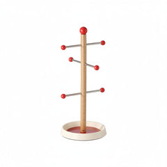 Stainless Steel Mug Tree Stand - Space - Saving Kitchen Cup Holder Rack - Mug Tree Holder - Hurbane Home