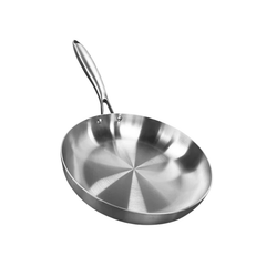 Stainless Steel Non Stick Pan – Uncoated Induction Skillet for Cooking - Stainless Steel Frying Pan - Hurbane Home