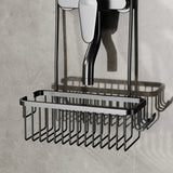 Stainless Steel Shower Caddy – No - Drill Wall - Mounted Bathroom Organizer - Hurbane Home