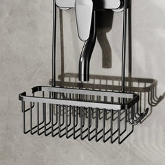 Stainless Steel Shower Caddy – No - Drill Wall - Mounted Bathroom Organizer - Hurbane Home