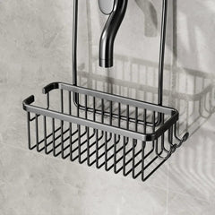 Stainless Steel Shower Caddy – No - Drill Wall - Mounted Bathroom Organizer - Hurbane Home