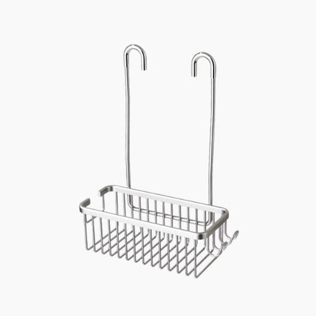 Stainless Steel Shower Caddy – No - Drill Wall - Mounted Bathroom Organizer - Hurbane Home