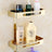 Stainless Steel Shower Rack – Wall - Mounted 2 - Tier Corner Soap Basket - Hurbane Home