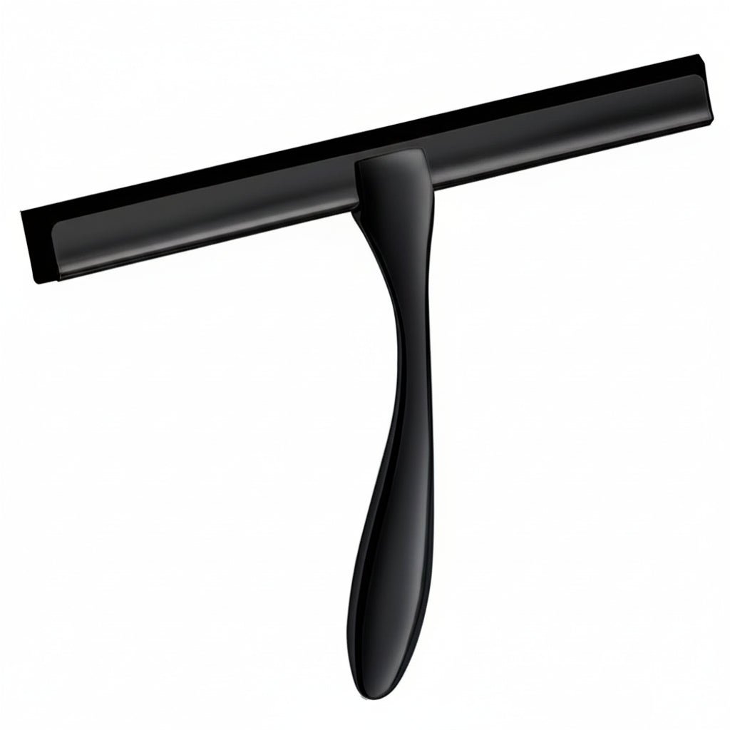 Stainless Steel Shower Squeegee - Silicone Blade for Streak - Free Glass Cleaning - Stainless Steel Shower Squeegee - Hurbane Home