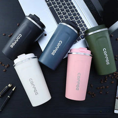 Stanley Thermos Mug – Leak - Proof Insulated Stainless Steel Travel Coffee Cup - Hurbane Home