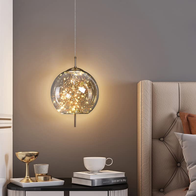 Starry LED glass pendant light product view