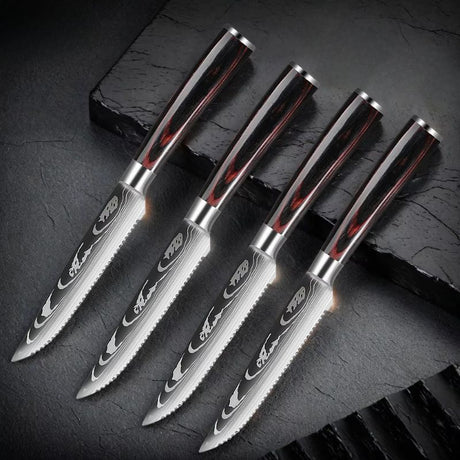 steak knive set 6pcs