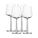 Modern stemmed wine glass set for red wine tasting