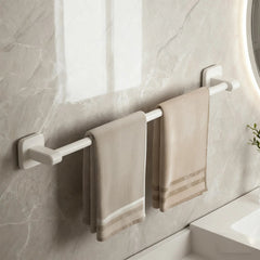 Stick Towel Holder - Space - Saving Wall Mounted Rack for Organized Bathroom - wall mounted towel rack - Hurbane Home