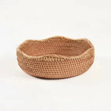 Storage Basket - Decorative Woven Rattan for Organizing & Stylish Home Decor - Wooven Storage Baskets - Hurbane Home