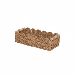 Storage Basket Set - Handwoven Rattan Baskets for Organizing Home Essentials - Wooven Storage Baskets - Hurbane Home