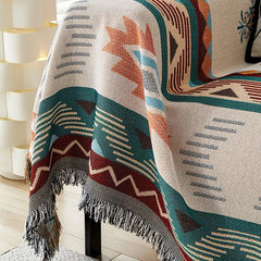 Stylish Sofa Throw Blanket - Cozy Cotton Design for Home Décor - Cotton Throw Blanket - Hurbane Home