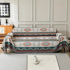 Stylish Sofa Throw Blanket - Cozy Cotton Design for Home Décor - Cotton Throw Blanket - Hurbane Home