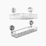 Suction Shower Caddy – Strong Grip Wall Organizer Shelf for Bathrooms - Hurbane Home
