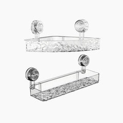 Suction Shower Caddy – Strong Grip Wall Organizer Shelf for Bathrooms - Hurbane Home