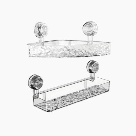 Suction Shower Caddy – Strong Grip Wall Organizer Shelf for Bathrooms - Hurbane Home