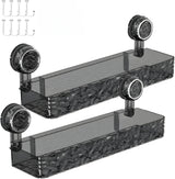 Suction Shower Caddy – Strong Grip Wall Organizer Shelf for Bathrooms - Hurbane Home
