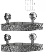 Suction Shower Caddy – Strong Grip Wall Organizer Shelf for Bathrooms - Hurbane Home