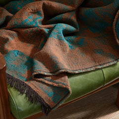 Tassel Blanket - Boho Cotton Throw for Cozy Home Decor with Tassels - Cotton Throw Blanket - Hurbane Home