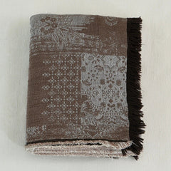 Tassel Blanket - Boho Cotton Throw for Cozy Home Decor with Tassels - Cotton Throw Blanket - Hurbane Home