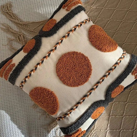 Tassel Pillow Cover - Boho Chic Decoration for Sofa or Bed - Stylish & Cozy - Boho Pillow Cover - Hurbane Home