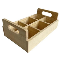 Tea Bag Organizer - Wooden Storage Box with Clear Lid for Easy Access - wooden tea bag organizer - Hurbane Home