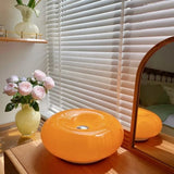 Round Glass Dimmable Wall Lamp Modern Donut LED Sconce
