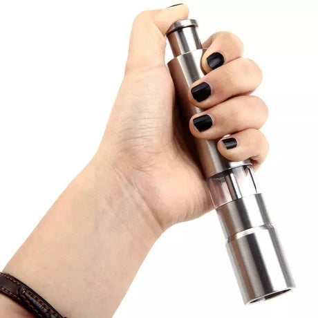 Thumb Push Grinder – Stainless Steel Salt and Pepper Seasoning Mill - Hurbane Home