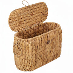 Toilet Paper Basket with Lid - Stylish Storage and Organization Solution - Toilet Paper Basket - Hurbane Home