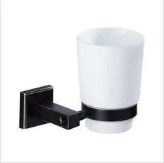 Toothbrush Holder Wall Mount with Automatic Toothpaste Dispenser - Space - Saving Organizer - Wall Mounted Toothbrush Holder - Hurbane Home