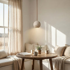Travertine stone pendant light further product image 4