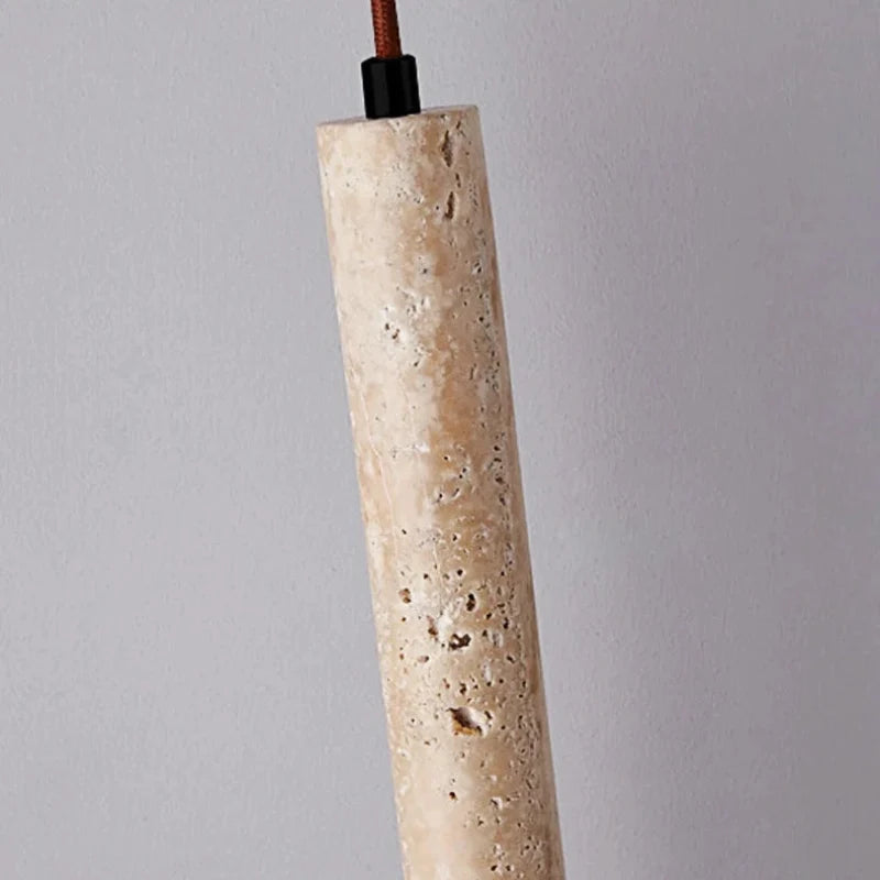 Travertine stone pendant light colour option view 9