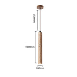 Travertine stone pendant light alternative angle view 13