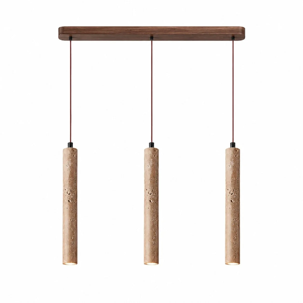 Travertine stone pendant light colour option view 15