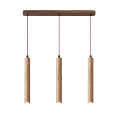 Travertine stone pendant light colour option view 15