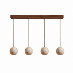 Travertine stone pendant light colour option view 21