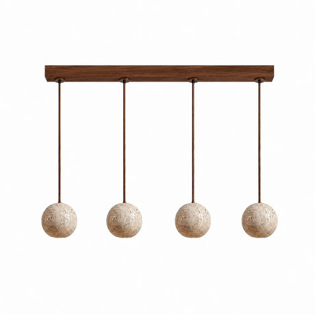 Travertine stone pendant light colour option view 21