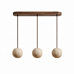 Travertine stone pendant light further product image 22