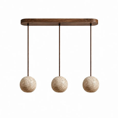 Travertine stone pendant light further product image 22