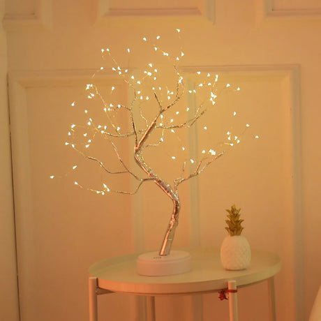 The tree of light lamp unlit product angle