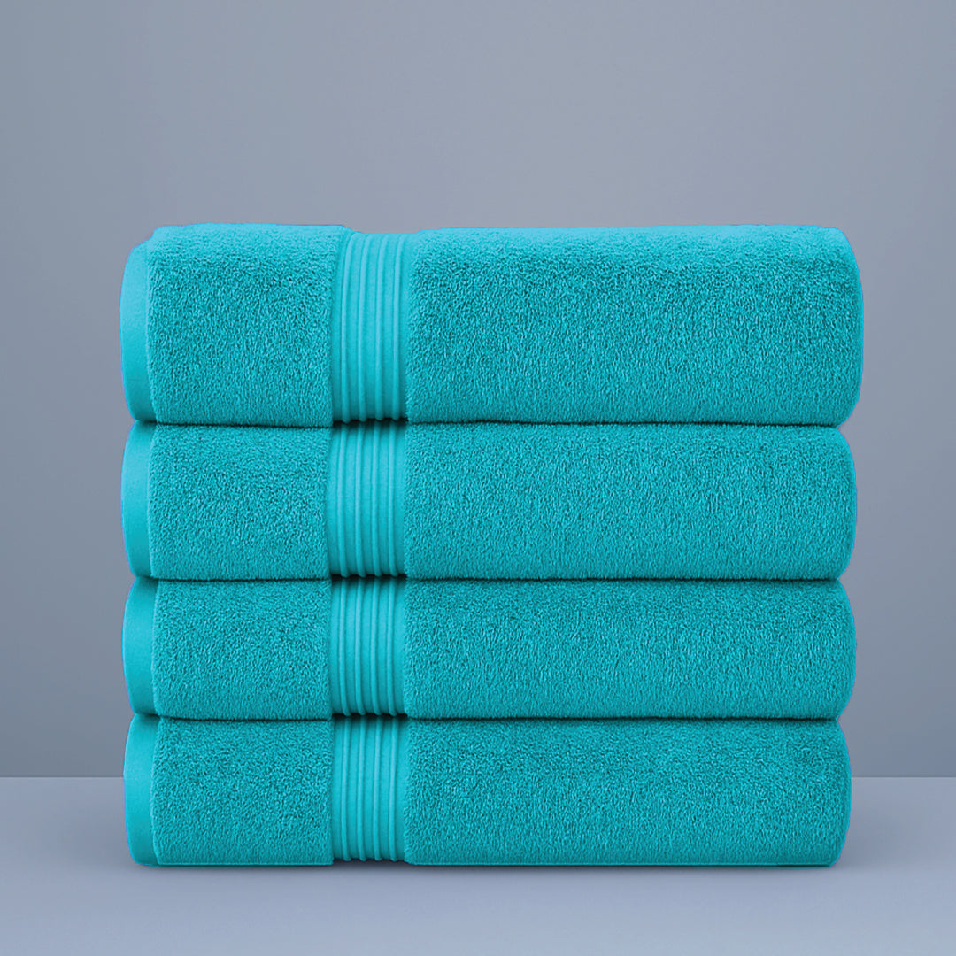 Premium Bath Towel Sets – 100% Egyptian Cotton, 550 GSM, 4 and 8-Piece Sets