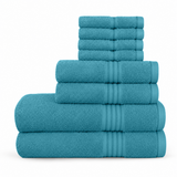 8-Piece Luxury Cotton Towel Set – Soft, Quick-Dry & Absorbent